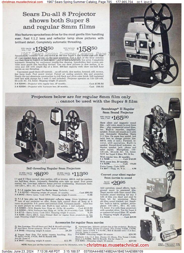 1967 Sears Spring Summer Catalog, Page 785