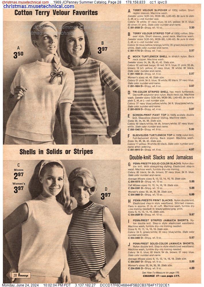 1969 JCPenney Summer Catalog, Page 28