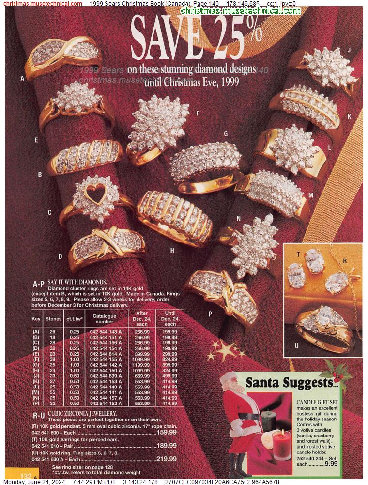 1999 Sears Christmas Book (Canada), Page 140