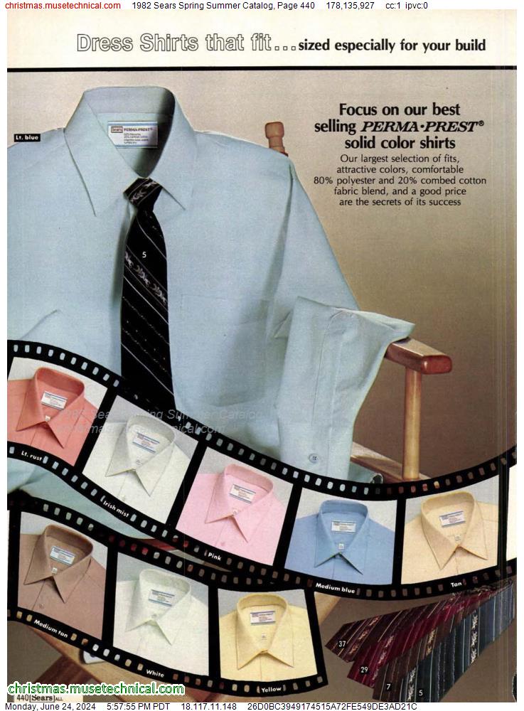 1982 Sears Spring Summer Catalog, Page 440