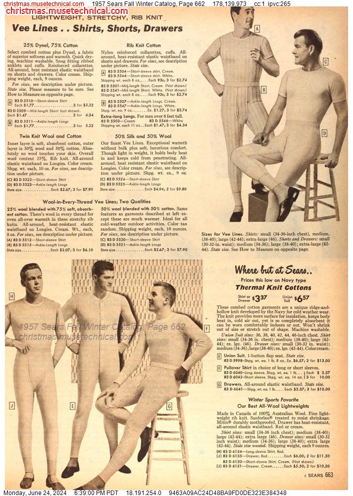 1957 Sears Fall Winter Catalog, Page 662