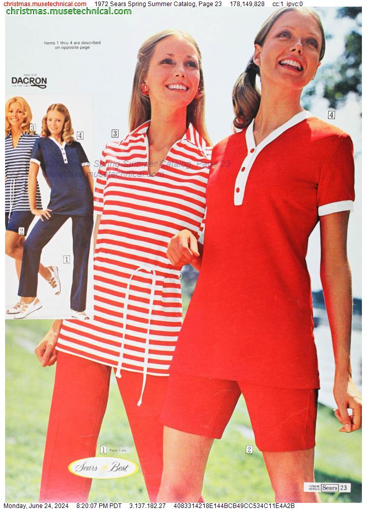 1972 Sears Spring Summer Catalog, Page 23