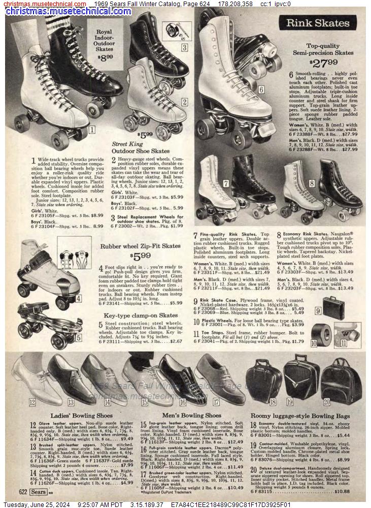 1969 Sears Fall Winter Catalog, Page 624