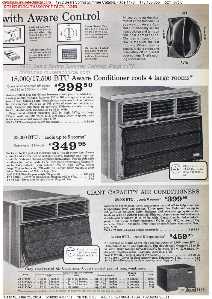 1972 Sears Spring Summer Catalog, Page 1176