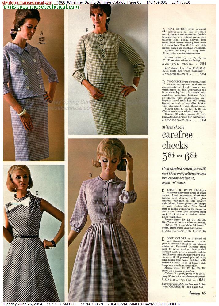 1966 JCPenney Spring Summer Catalog, Page 65