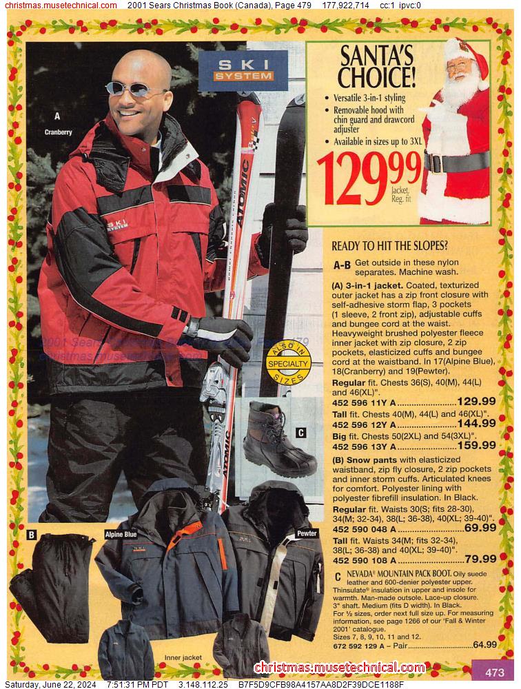 2001 Sears Christmas Book (Canada), Page 479