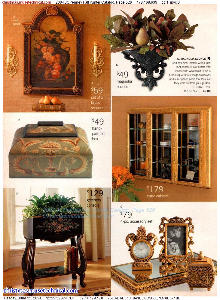 2004 JCPenney Fall Winter Catalog, Page 526