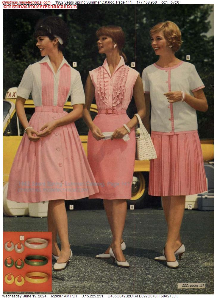 1962 Sears Spring Summer Catalog, Page 141