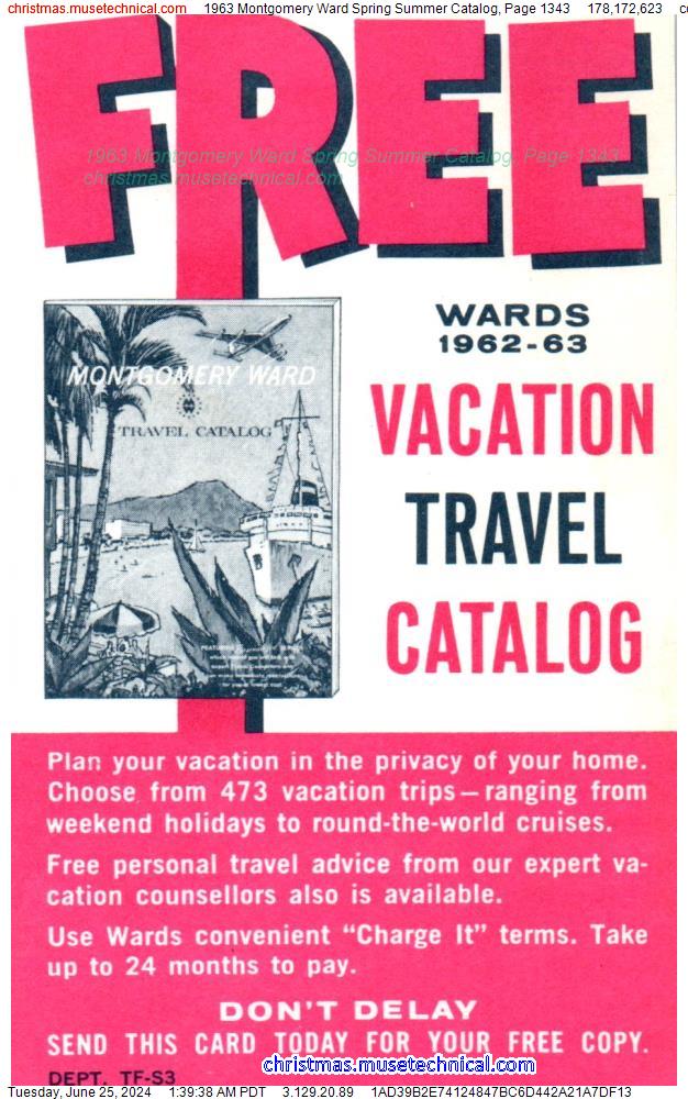 1963 Montgomery Ward Spring Summer Catalog, Page 1343