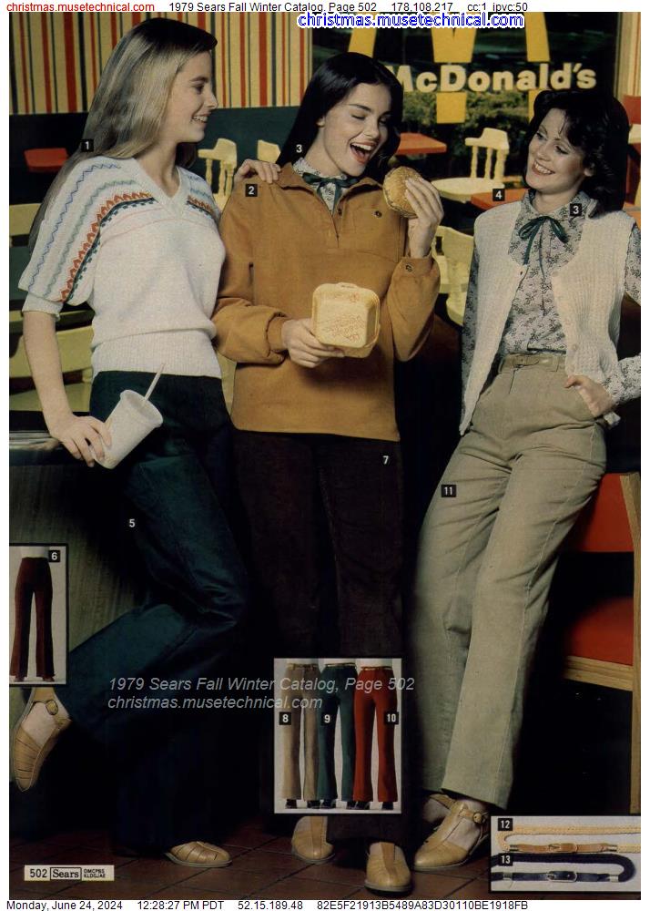 1979 Sears Fall Winter Catalog, Page 502
