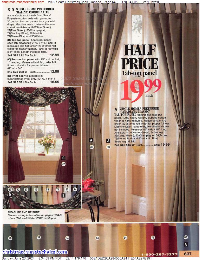 2002 Sears Christmas Book (Canada), Page 643