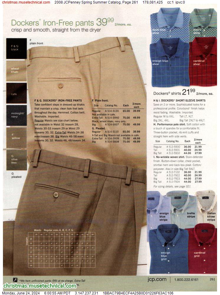 2008 JCPenney Spring Summer Catalog, Page 261