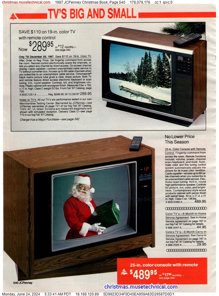 1987 JCPenney Christmas Book, Page 540