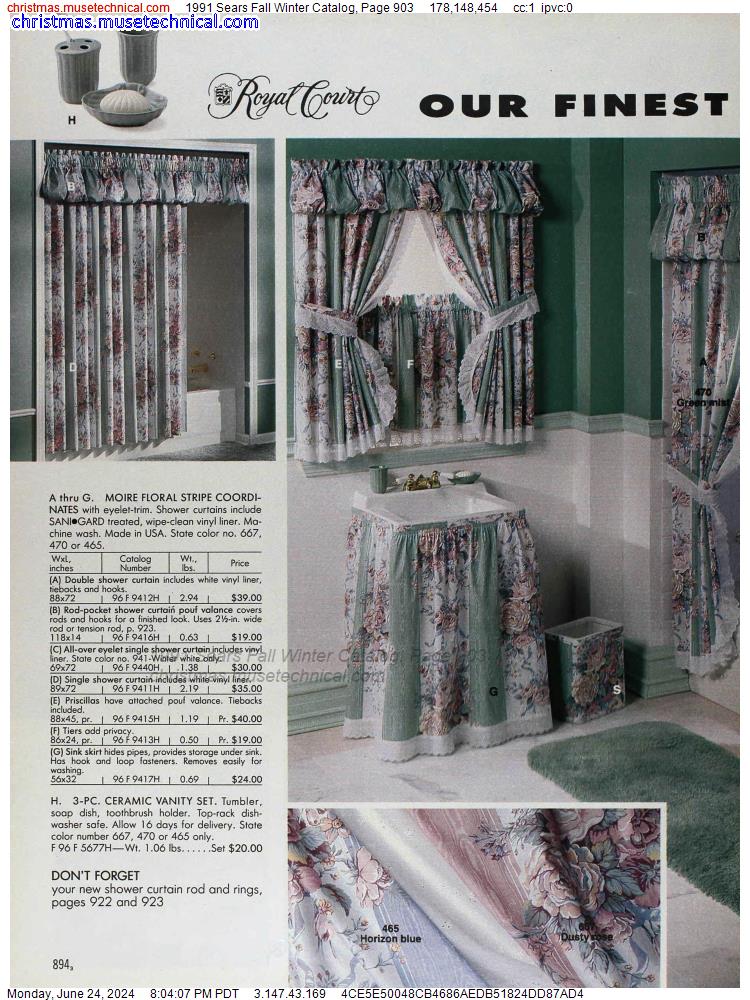 1991 Sears Fall Winter Catalog, Page 903