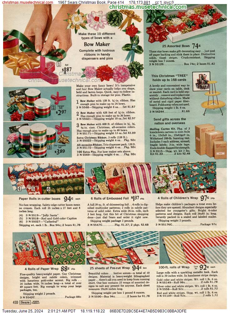 1967 Sears Christmas Book, Page 414