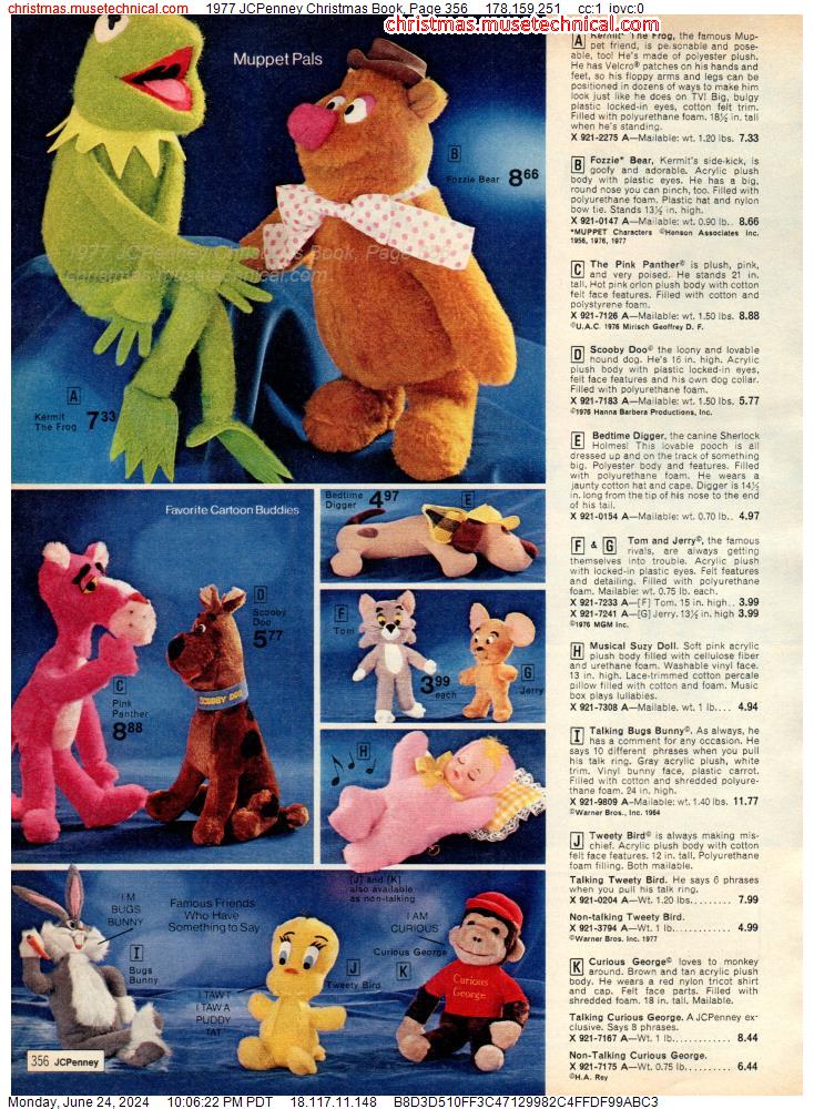 1977 JCPenney Christmas Book, Page 356