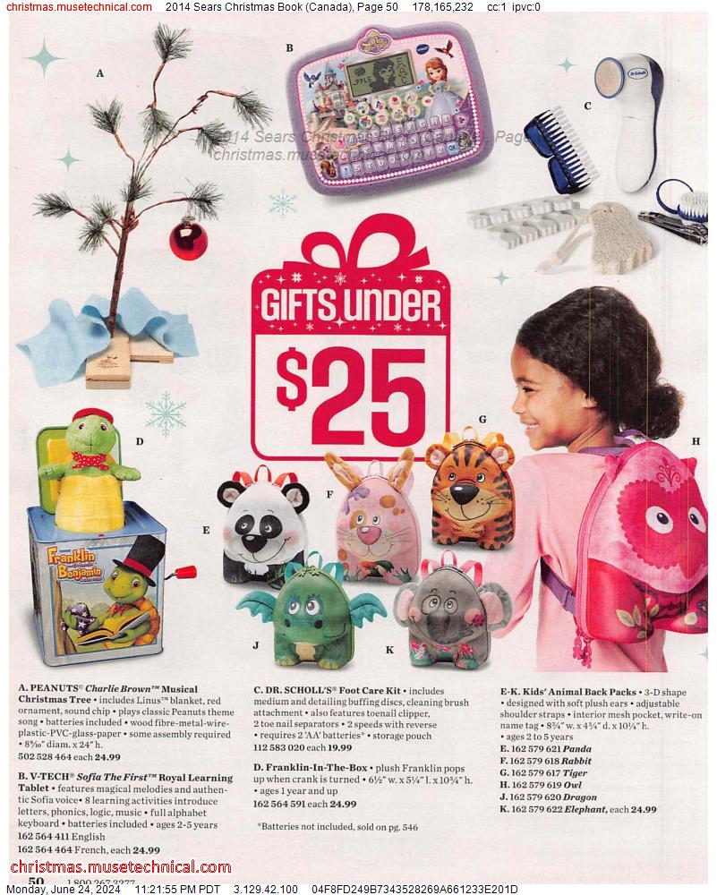 2014 Sears Christmas Book (Canada), Page 50