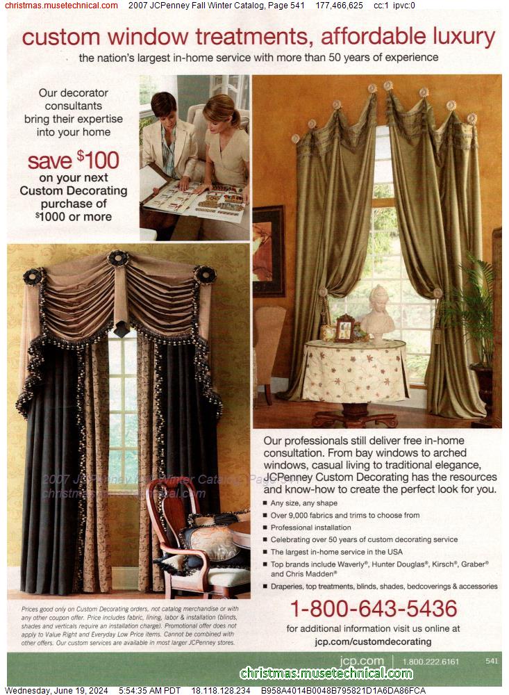 2007 JCPenney Fall Winter Catalog, Page 541