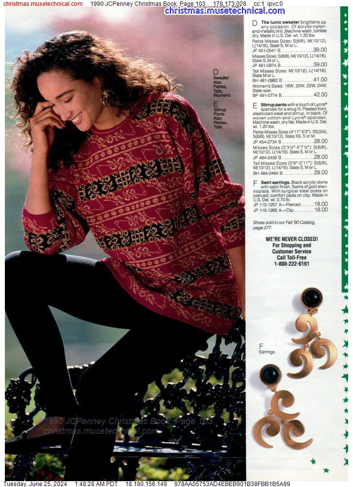 1990 JCPenney Christmas Book, Page 103