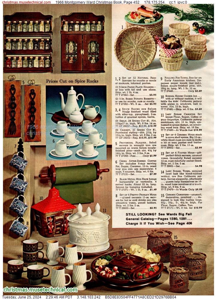 1966 Montgomery Ward Christmas Book, Page 452