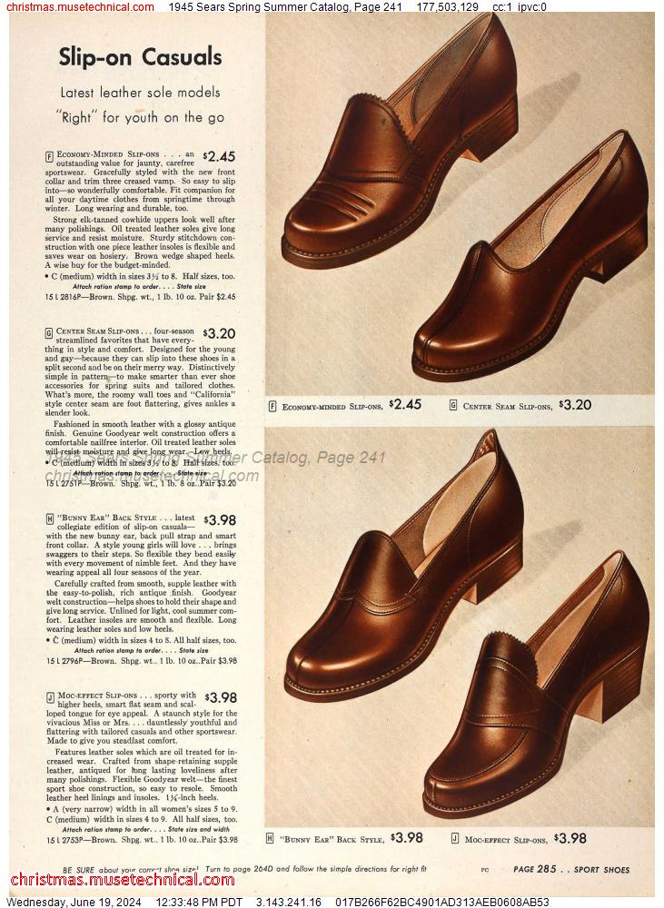 1945 Sears Spring Summer Catalog, Page 241