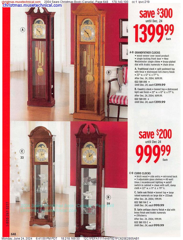 2004 Sears Christmas Book (Canada), Page 648