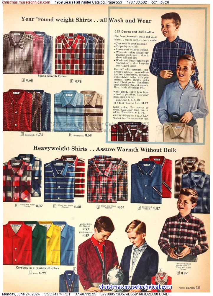 1959 Sears Fall Winter Catalog, Page 553