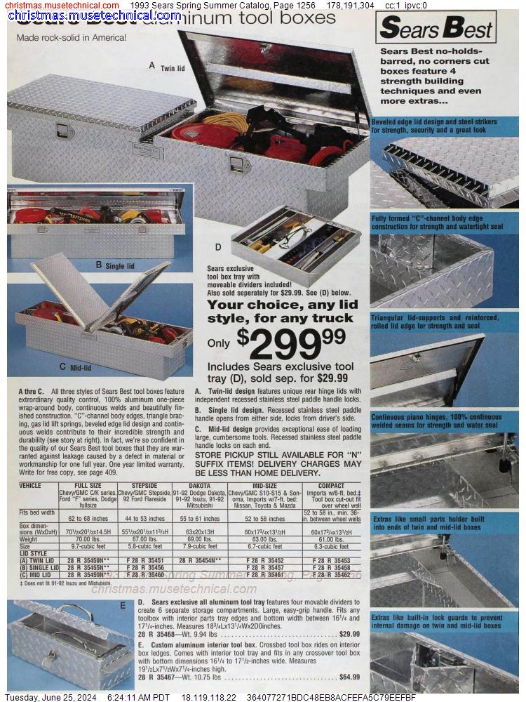 1993 Sears Spring Summer Catalog, Page 1256