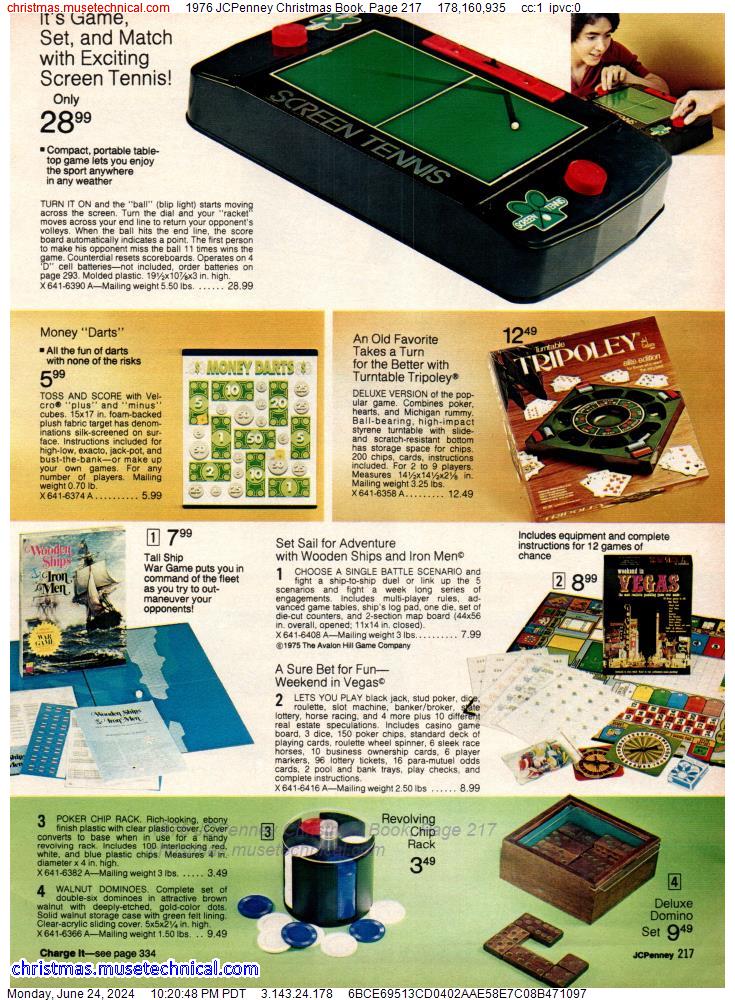 1976 JCPenney Christmas Book, Page 217