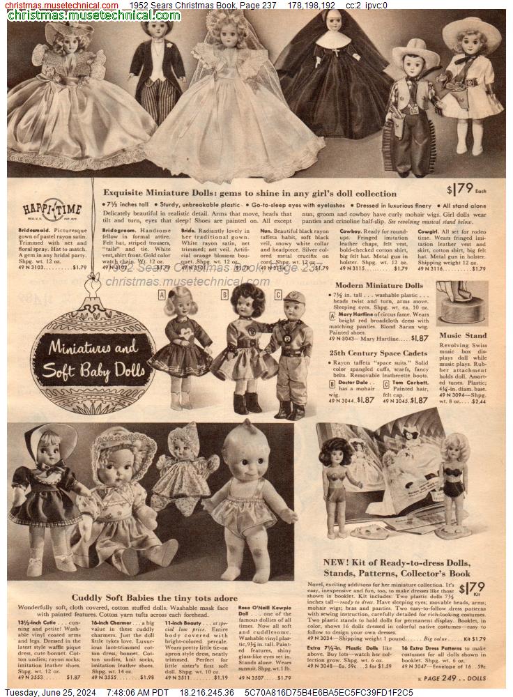 1952 Sears Christmas Book, Page 237