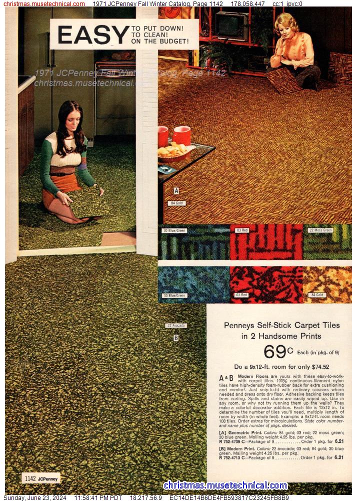 1971 JCPenney Fall Winter Catalog, Page 1142