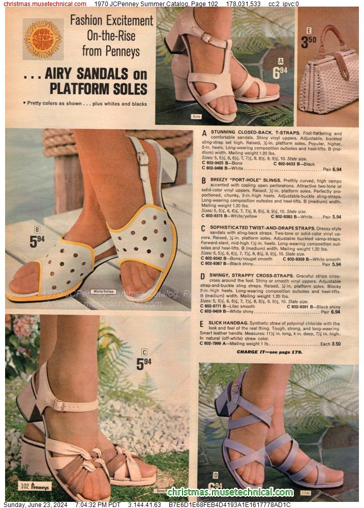1970 JCPenney Summer Catalog, Page 102