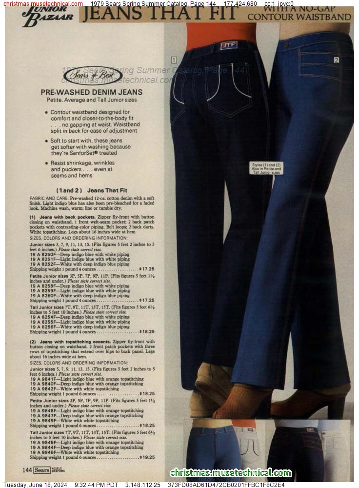 1979 Sears Spring Summer Catalog, Page 144