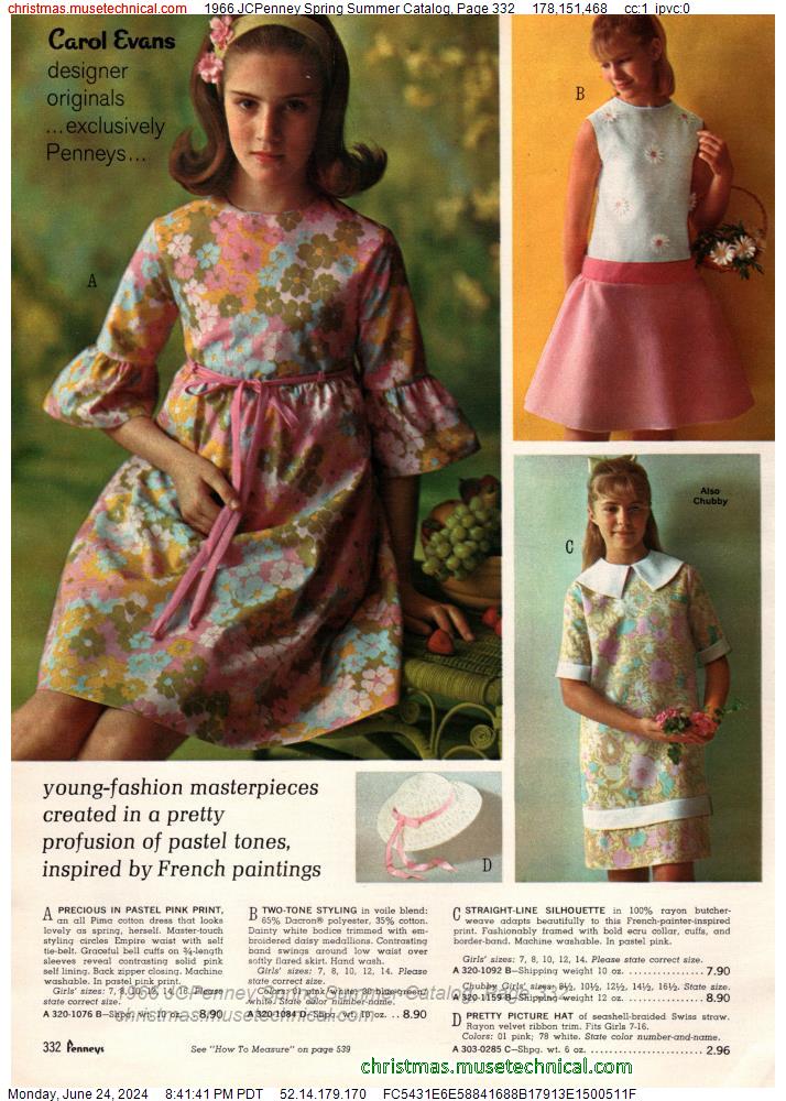 1966 JCPenney Spring Summer Catalog, Page 332
