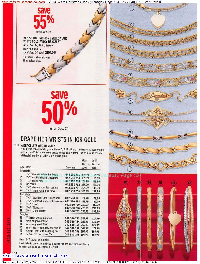 2004 Sears Christmas Book (Canada), Page 154