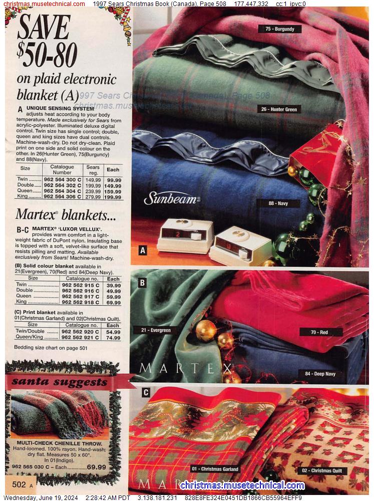 1997 Sears Christmas Book (Canada), Page 508