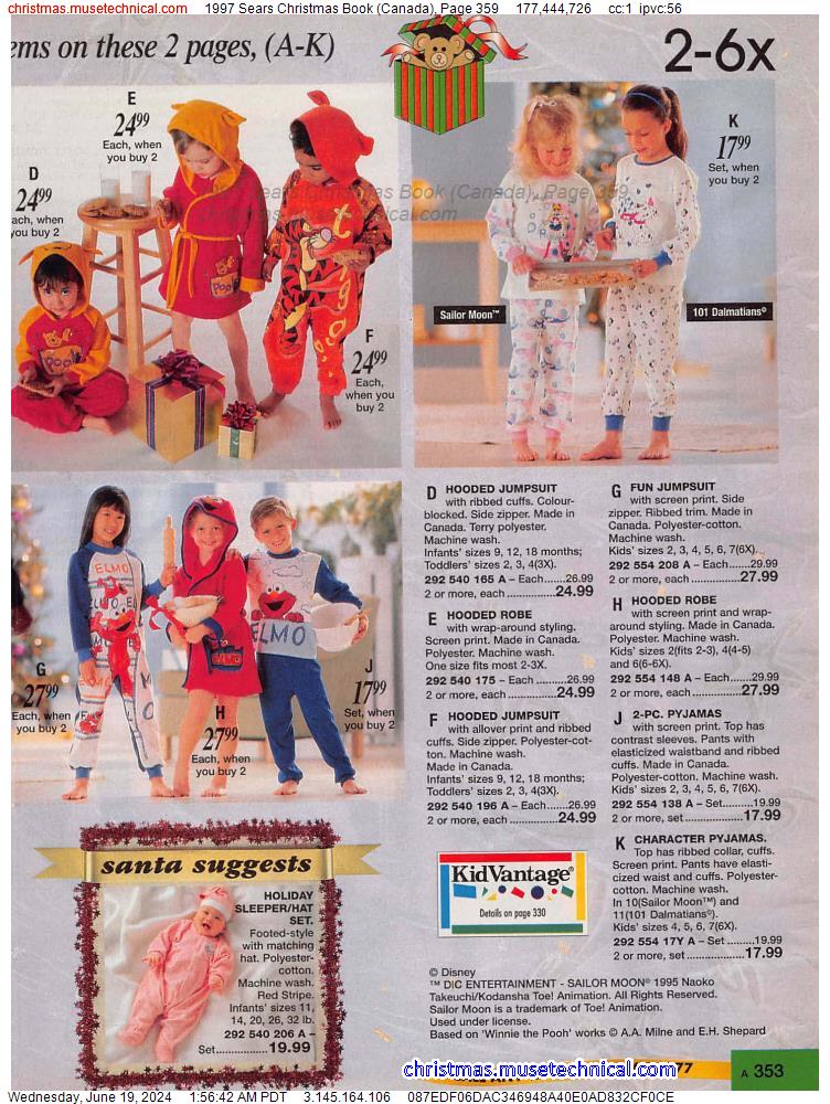 1997 Sears Christmas Book (Canada), Page 359