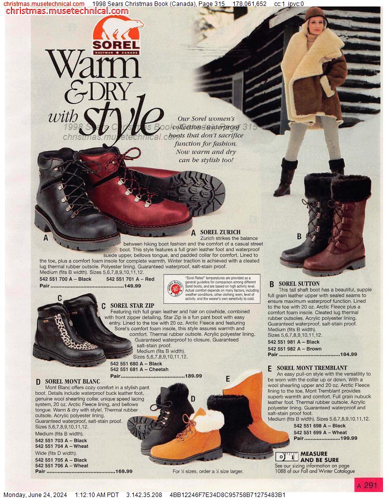 1998 Sears Christmas Book (Canada), Page 315