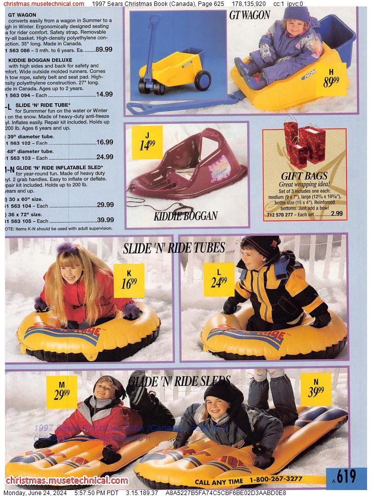 1997 Sears Christmas Book (Canada), Page 625