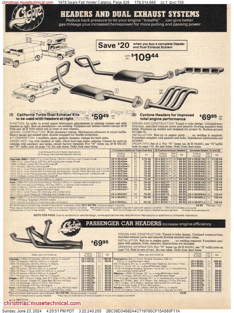 1978 Sears Fall Winter Catalog, Page 826