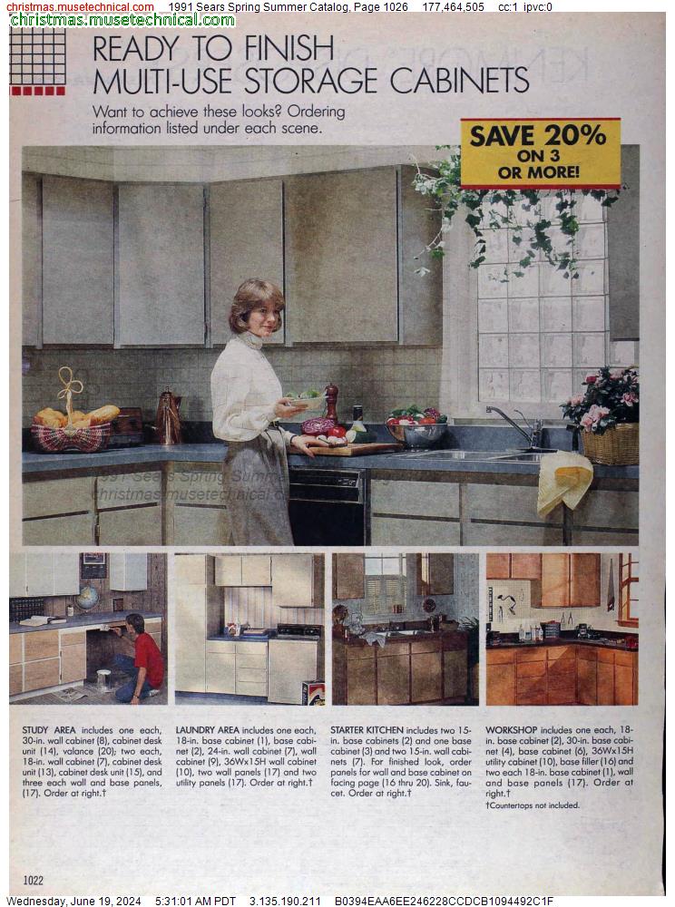 1991 Sears Spring Summer Catalog, Page 1026