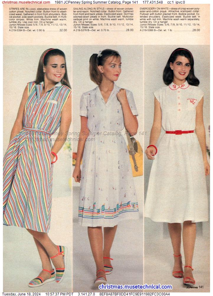 1981 JCPenney Spring Summer Catalog, Page 141