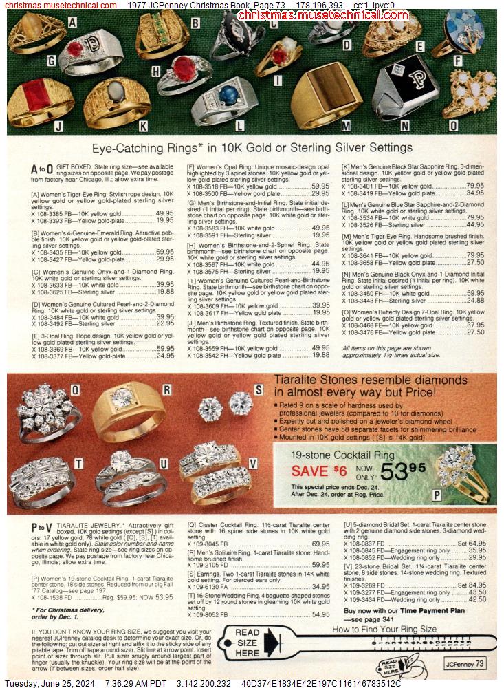 1977 JCPenney Christmas Book, Page 73