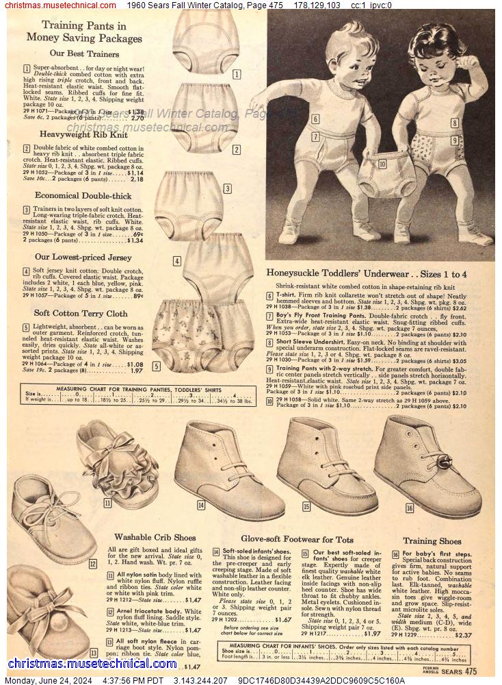 1960 Sears Fall Winter Catalog, Page 475
