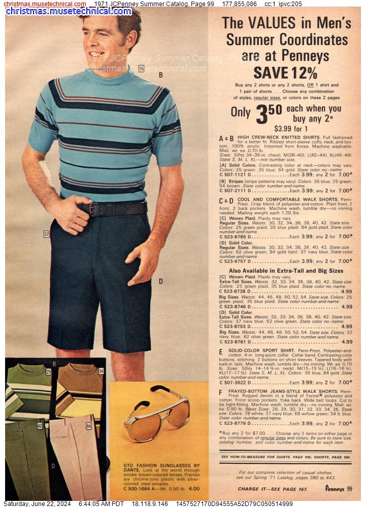 1971 JCPenney Summer Catalog, Page 99