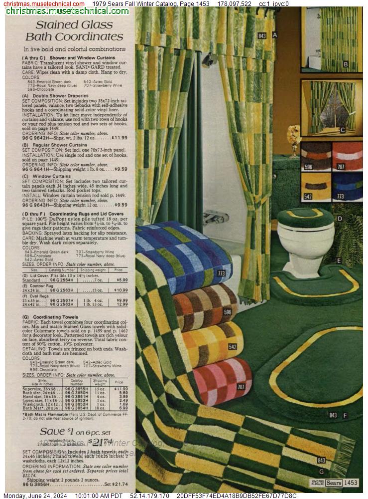 1979 Sears Fall Winter Catalog, Page 1453