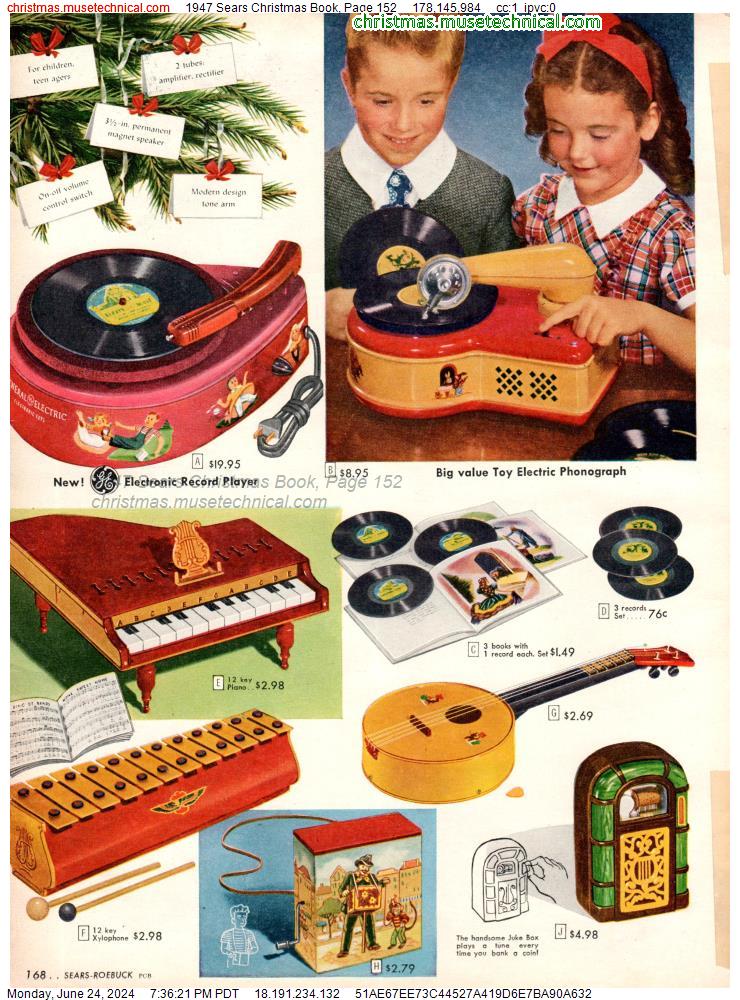 1947 Sears Christmas Book, Page 152