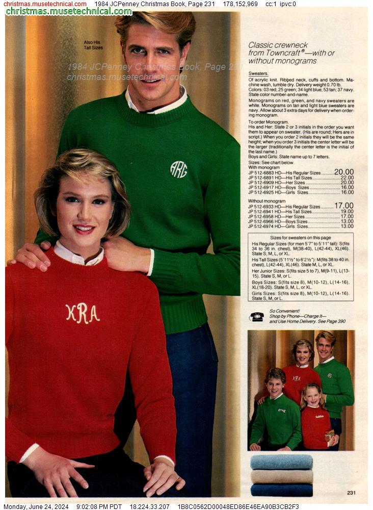 1984 JCPenney Christmas Book, Page 231