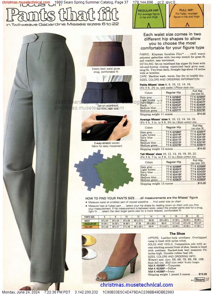 1980 Sears Spring Summer Catalog, Page 37