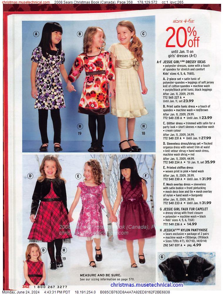 2008 Sears Christmas Book (Canada), Page 358